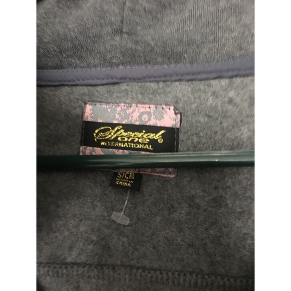 Special One International Women's Striped Full Zip Hoodie Jacket Size Small - Picture 5 of 11